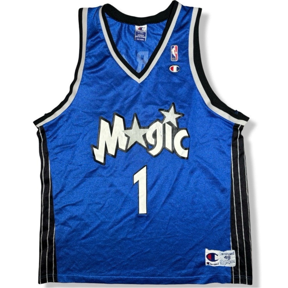 Vintage 90s Champion Tracy McGrady Orlando Magic Basketball Jersey